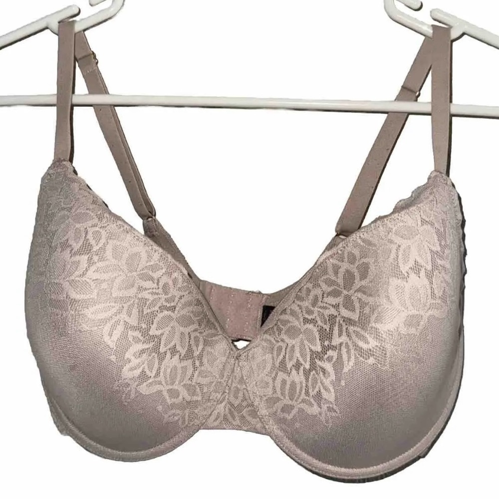 Natori Womens Bra 34G Tan Beige Padded Lace Underwire Adjustable Straps